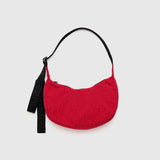 Small Nylon Crescent Bag - Candy Apple