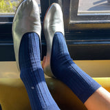 Her Socks - Sapphire Glitter