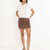 Ojai Pointelle Knit Top - White