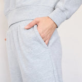 Wide Leg Sweatpants - Heather Grey