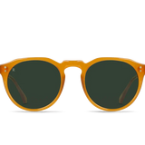 Remmy Sunglasses - Honey / Bottle Green