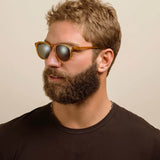 Remmy Sunglasses - Honey / Bottle Green