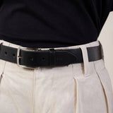 Standard Leather Belt - Black