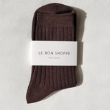 Her Socks - Coffee