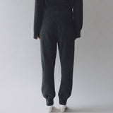 Cashmere Blend Knit Pants - Charcoal