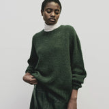 Alpaca Blend Sweater - Green