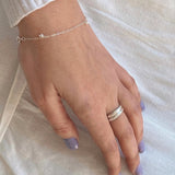 Freshwater Pearl Bracelet - Silver