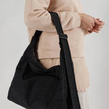 Nylon Shoulder Bag - Black