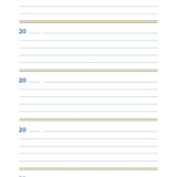 One Line A Day Journal - Denim