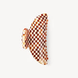 Midi Heirloom Claw - Tortoise Checker