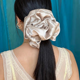 Giant Satin Scrunchie - Mushroom