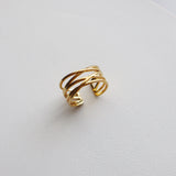 Crossover Ring - Gold