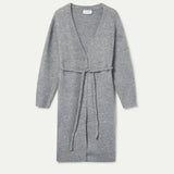 Grey Knitted Sweater Jacket