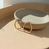 Form Stud Earring - Gold