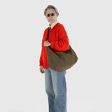 Large Nylon Crescent Bag - Seaweed