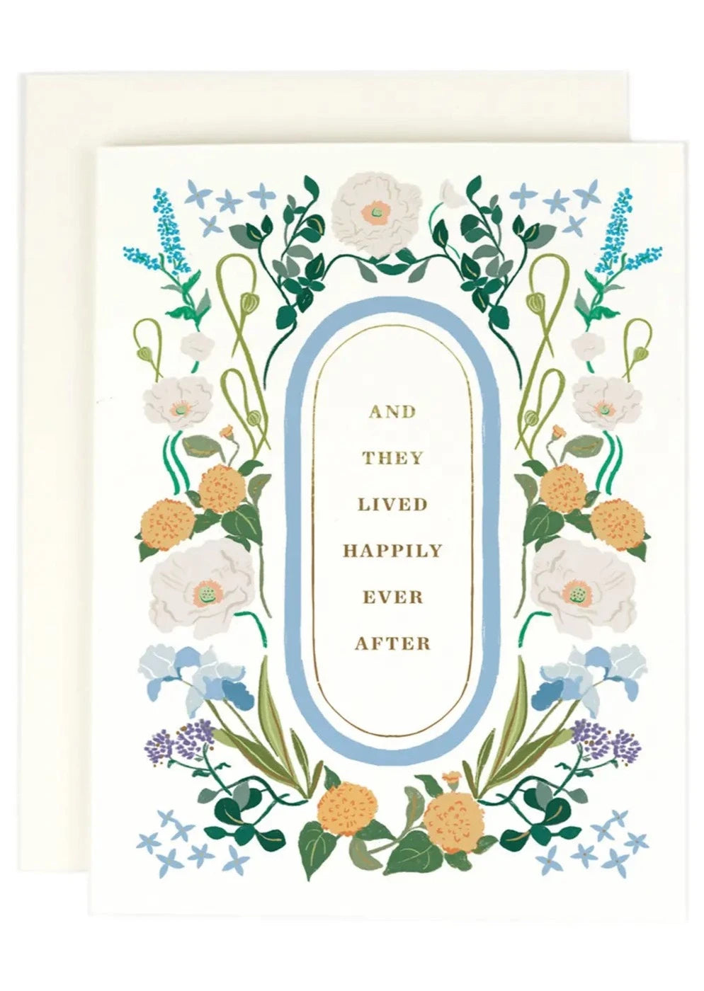 Happily Ever After Card - Floral