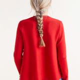 Jersey Sweater - Red
