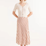 Ribbed Cardi - Beige
