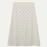 Mini Dots Skirt - White