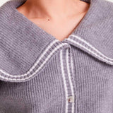Collared Sweater - Grey