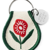 Patch Keychain - Poppy Flower
