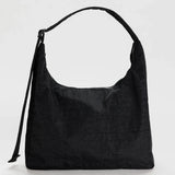 Nylon Shoulder Bag - Black