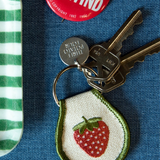 Patch Keychain - Strawberry