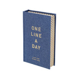 One Line A Day Journal - Denim