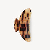 Midi Heirloom Claw - Blonde Checker