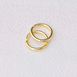 Mini Seamless Clicker Hoops 9mm - Gold