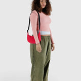 Small Nylon Crescent Bag - Candy Apple