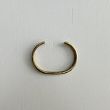 Flat Cuff Bracelet - Brass
