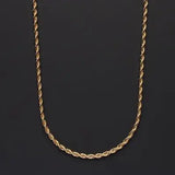 Short Rope Chain - Gold