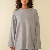 Jefferson Pullover Sweater - Heather Grey