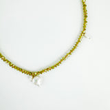 Galileo Galilei Necklace - Olive / Pink