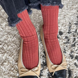 Her Socks - Terracotta