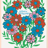 Floral Wedding Card