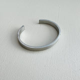 Wide Cuff Bracelet - Steel