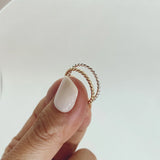 Twisted Rope Ring - Silver