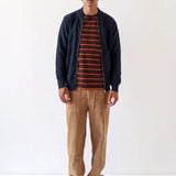 Essa Zipped Cardigan - Navy Iris