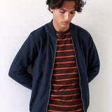 Essa Zipped Cardigan - Navy Iris