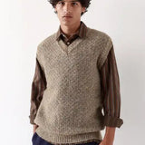 Pinto Vest - Cornstalk / Silver Blue