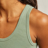 Blondi Rib Tank - Aloe