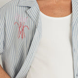 Bouquet SS Shirt - Blue