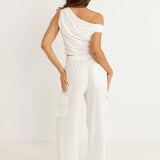 Primmie Off The Shoulder Top - Cream