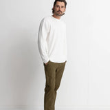 Classic Waffle Knit L/S - Vintage White