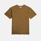 Brown t-shirt on a white background