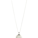Classic Round Locket Necklace - Silver
