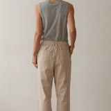 Chino Drawstring Pant - Stone