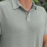 Knit Polo - Moss